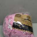 BRILLMAX 4 Pack Pink Fitted Spandex Table Covers - 6ft Stretch Tablecloths for 6 Foot Rectangle Cloths Rectangular Bulk Linen Fabric Elastic for Wedding Reception Banquet Birthday Party