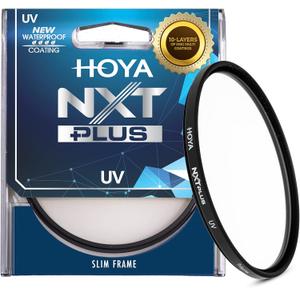 Hoya NXT Plus 67mm UV Filter  Schott B270 Clear Glass with 10-Layer HMC Multi-Coating for 98% Light Transmission, Waterproof Top-Coat, Aluminum Frame - Camera Lens Filter for Sharp, Clear Images