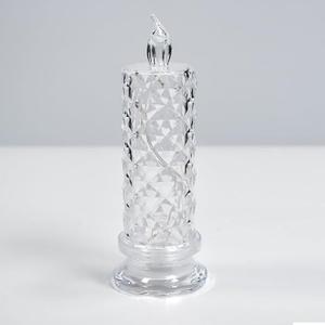 6 Pieces Rose Candles for Home Decoration, Crystal Candle Lights
