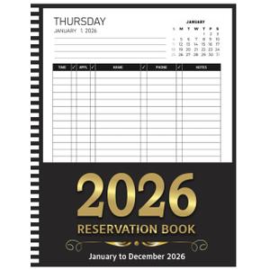 Reservation Book For Restaurant: 365 Day Dated Reservations Planner | Year-Round Dinner Table Organizer | Daily Hospitality and Appointment Tracking Log for Hotels and Restaurants Management, Paperback