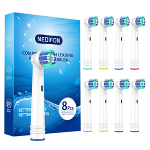 Replacement Toothbrush Heads for Oral B Braun(Individually Packaged),8 Pack Professional Electric Toothbrush Heads Compatible with Oral B 7000/Pro 1000/9600/ 5000/3000/8000 (8 Count)