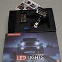 D1S Bulb, 46000LM, 800% Brightness, 6000K White, 10x Cooling, Fast Plug, Fog Light, Xenon HID Replacment, Compatible 99.99%, 2-Pack