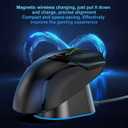 Compact Magnetic Computer Mouse Charging Dock R3 for Razer Basilisk V3 Pro, Cobra Pr, Naga V2 Pro, Auto Shut-Off, Switch LED Charge Status, Anti-Slip Base, 6.6ft Cable