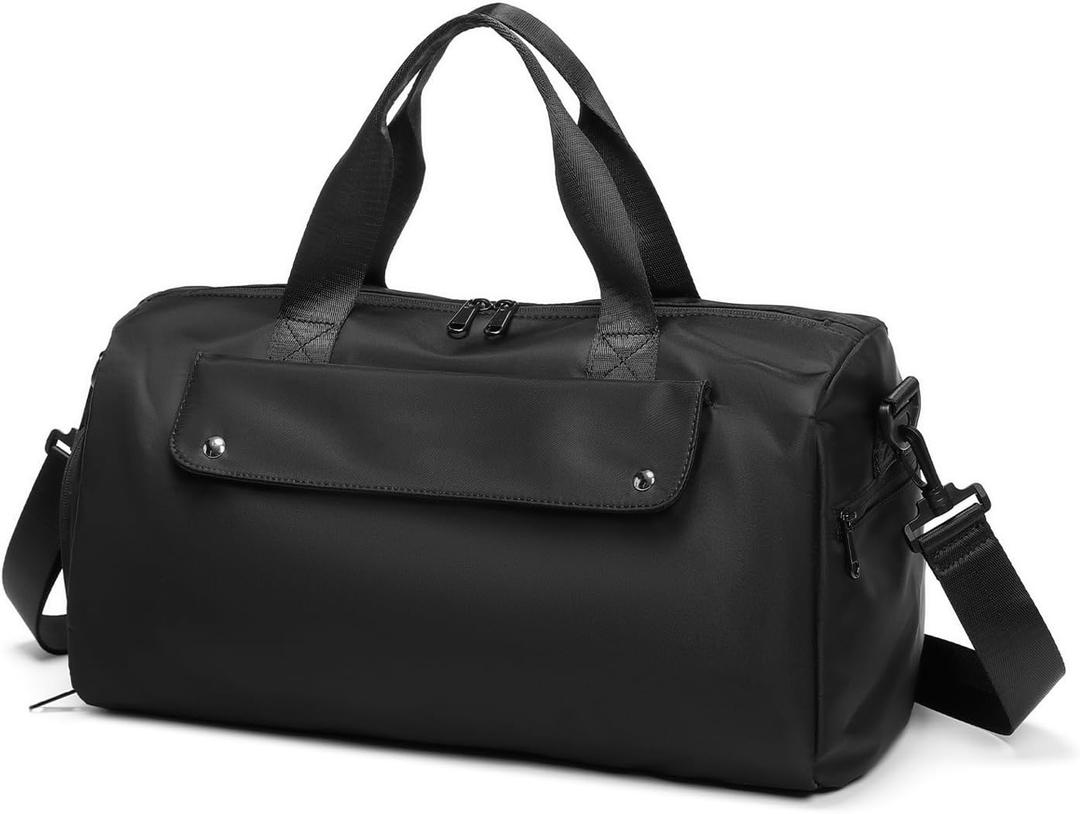 Gym Bags for Men, Small Duffle Bag for Travel, Waterproof Overnight Bag with Shoe Compartment, Cordura Sports Bag for Fitness/Short Trip