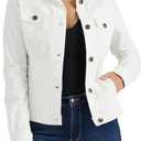 Wrangler Authentics Women's Stretch Denim Jacket (X-Large, Off-white)
