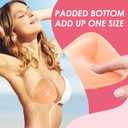 Boomba Invisible Lift Inserts Double-Sided Sticky Bra Ultra Push Up Bra Inserts Suitable for Different Occasions