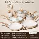 CAROTE 14 Pcs Pots and Pans Set Nonstick,Cookware Set Kitchen Cooking Set with Utensil and Pan Protectors Mothers Day