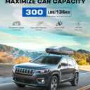 Wonderdriver 300lbs Lockable Roof Rack Cross Bars Compatible with Jeep Cherokee 2014-2023, Heavy Duty Aluminum Roof Rails Crossbars Cargo Canoe Black Rooftop Cargo.