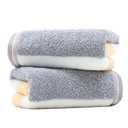 sense gnosis Yellow & Grey Striped Hand Towel Set of 2 Ultra Soft 100% Cotton Absorbent Decorative Hand Towels for Bathroom, 13" X 29"
