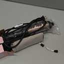 ZAVAREA Thermal Brush, 1.5 Inch Heated Round Curling Brush, 800M Negative Ions Ceramic Stylers for Less Frizz, 4 Temp Set, Dual Voltage for Travel, Easy Use Boosts Shine (Elegant Black)