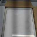 Diflart Natural Marble Stone Cutting Board for Kitchen, 16x20 Inch, White with Gold Veins, Marble Slab Pastry Board Large with Non-Slip Feet for Baking, Cheese, Charcuterie, Chocolate, Pack of 1 Pcs