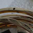 3PCS Cylinder Pedestal Stands for Parties, Gold Metal Plant Round Cylinder Stands for Party Flowers, Display Columns Pedestal Stand Cylinder Tables for Vases Birthday Party Backdrop Decorations