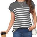 YANGION Womens Shirts Boho Plus Size Summer Tops Dresses Casual Blouses Cap Sleeve Womens Tank Tops, M