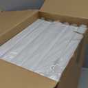 Quelay 6 Pcs Velvet Stackable Jewelry Tray Showcase Display, Jewelry Organizer Tray Bracelet Ring Earring Necklace Organizer Empty Plate for Drawers Countertop (Beige)