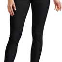 Hybrid & Company Women's Butt Lift Skinny High Waisted V3 Super Comfy Stretch Denim Pants (15 Long, Black)