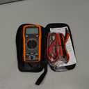 KAIWEETS Digital Clamp Meter Multimeter with D-Shaped Jaw for AC/DC Current & Voltage, Auto-ranging 4000 Counts Voltage Tester with Flashlight Backlight, Measuring Temperature Continuity Diode NCV