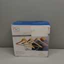 Wooden Hangers 30 Pack, Smooth Wood Hangers with 360 Swivel Hook & Notches, Natural Solid Coat Hangers Wooden for Closet