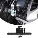 Aluminum Alloy Black Central Console Multi-Function Navigation Bracket for Toyota Tacoma 2011-2014 Car Phone Holder Mount