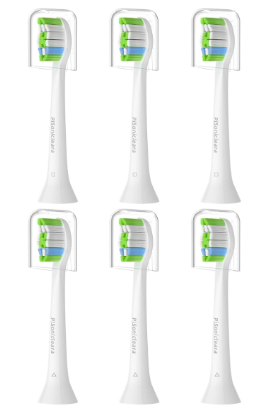 Replacement Toothbrush Heads - Compatible with Philips Sonicare Electric Toothbrush (6 Pack), Refill.