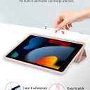 Fycyko Compatible with iPad (A16) 11th Generation 11 Inch 2025 Case, Slim Stand Cover for iPad 10th 10.9 Inch 2022 with Pencil Holder, Cute Polka Dot Aesthetics Design Protective Cover-Pink