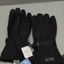 MCTi Waterproof Mens Ski Gloves Winter Warm 3M Thinsulate Snowboard Snowmobile Cold Weather Gloves (Large, Black)