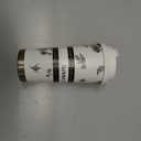 [2-IN-1 LID] Travel Mug,Coffe mug,Coffe cup,Ceramic coating Lined,316 Stainless Steel,BPA Free,Vacuum Insulated Tumbler for Water, Iced Tea or Coffee, Smoothie and More (Peony-White, 18 Onuces)