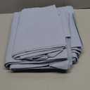 BESTOUCH Duvet Cover Set 100% Washed Cotton Linen Feel Super Soft Comfortable Chic Lightweight 3 PCs Home Bedding Set Solid Cornflower Blue Full/Double (Full (80" x 90"))