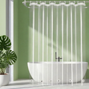 74 Inch Shower Curtain Liner with 6 Weighted Magnets, PEVA Heavy Duty Clear Plastic Waterproof Vinyl 72x74 Shower Liner Long for Shower Stall,No Smell