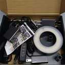 Plant Grow Light, 48 LEDs Full Spectrum Grow Lights for Indoor Plants, Height Adjustable Small Halo Grow Light with Base, 3 Optional Spectrums, Auto Timer 3/9/12Hrs, 10 Brightness, 3 Pack (3.4in-Black)