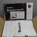 Bwarm Waterproof Heated Mattress Pad, ETL Certified Bed Warmer with Memory Function with 9 Heat Settings, 1-12 Hours Auto Off Deep Pocket, Machine Washable, White Twin XL