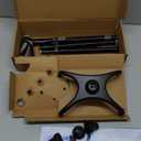 Rehand Quad Cane, Walking Cane with Ergonomic Handle Ever and Graceful 4-Pronged Base for Extra Stability, Adjustable Walking Sticks for Right or Left Handed Men & Women and Seniors (Black2)