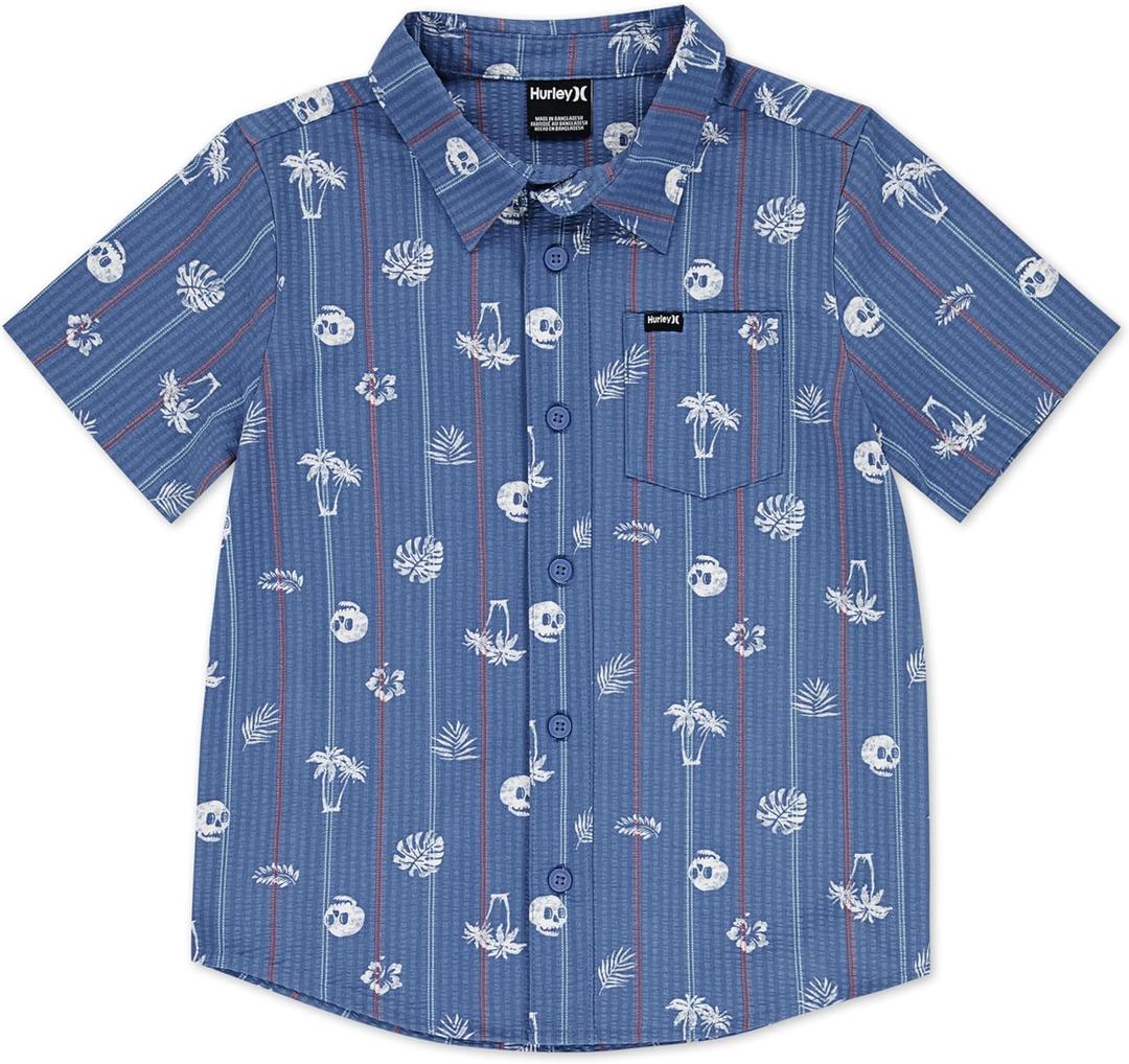 Hurley Boys Boys' Woven Button Down Shirt (M)