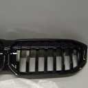 G20 Grille, Front Kidney Grille ABS Single Slats Gloss Black