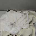 INLINAS Beige Blackout Curtains with Sheer Overlay - Grommet Top Thermal and Noise Reduction Panels for Bedroom and Living Room Light Blocking and Energy Saving, 52 x 84 Inches, Set of 1