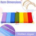 ROYALAY Rainbow Toddler Arch Climber Set - Climbing Arch & Cushion Floor Mats for Kids