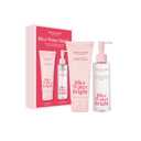The Face Shop Rice Water Bright Double Cleansing Duo Set with Ceramide, Korean Skin Care, Gentle Face Wash & Pore Control Cleansing Oil, Hydrating, Moisturizing, Vegan Facial Cleanser, Makeup Remover