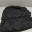 Floerns Women's Y2k Summer Halter Dress Tie Open Back Sleeveless Ruffle Hem Bubble Going Out Mini Dresses (Medium, Black)