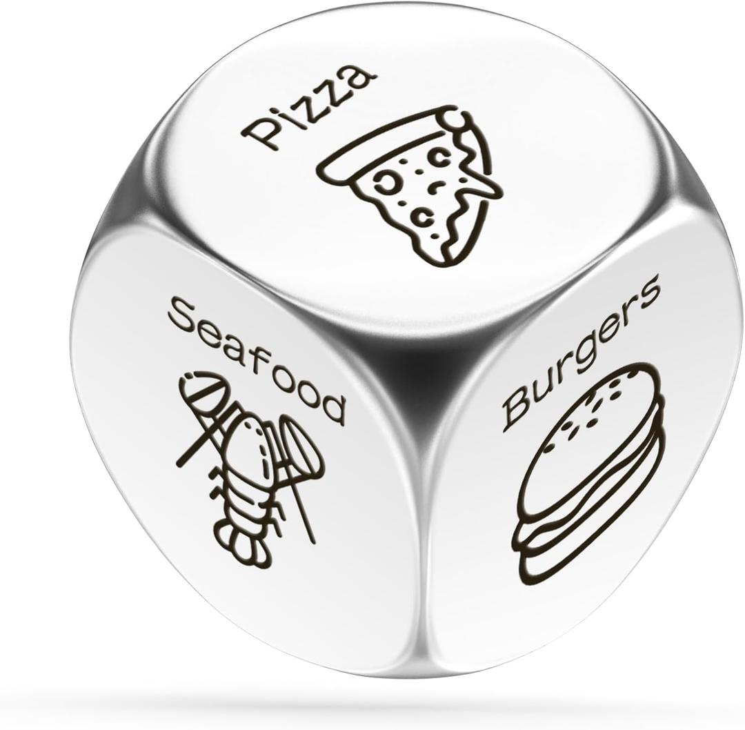 7 x Valentines Day Gifts for Him Galentines Day Gifts for Her Valentines Day Gift for Couples Food Decision Dice Funny Date Night Dice Boyfriend Gift for Girlfriend Couple Presents Birthday