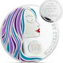 17 Year Sobriety Coin - Courageous Lady AA Recovery Gifts - 17 Years Sober Coins Token - 1-20 Prime Anniversary AA Chips and Medallions for Women - Addiction Na Ha Sobriety Chip Gifts