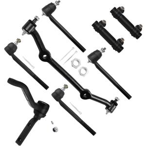 SCITOO 8pcs Front Suspension Kit Inner Outer Tie Rod End fit 1996-2003 for Chevy S10 1995-2005 for Chevy Blazer for GMC Sonoma Jimmy 1996-2000 for Isuzu Hombre with Idler Arm Center Link