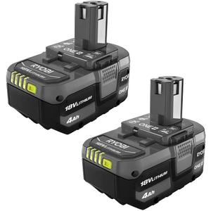 RYOBI ONEAND 18V Lithium-ION 4.0 AH Battery 2-Pack PBP2005