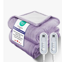 LunaHush Queen Size Heated Electric Blanket, 84" x 90" Fast Heating Sherpa Blanket with Dual Control, 8 Heating Levels & 10 Hours Auto Off, Machine Washable with ETL & FCC Certified, Green