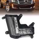 Huray Right Fog Light w/Crash Brake for Cadillac Escalade ESV 2015-2020 RH | Daytime Running Light w/LED Turn Signal Light DRL Lamp Replacement OE Style Passenger Side