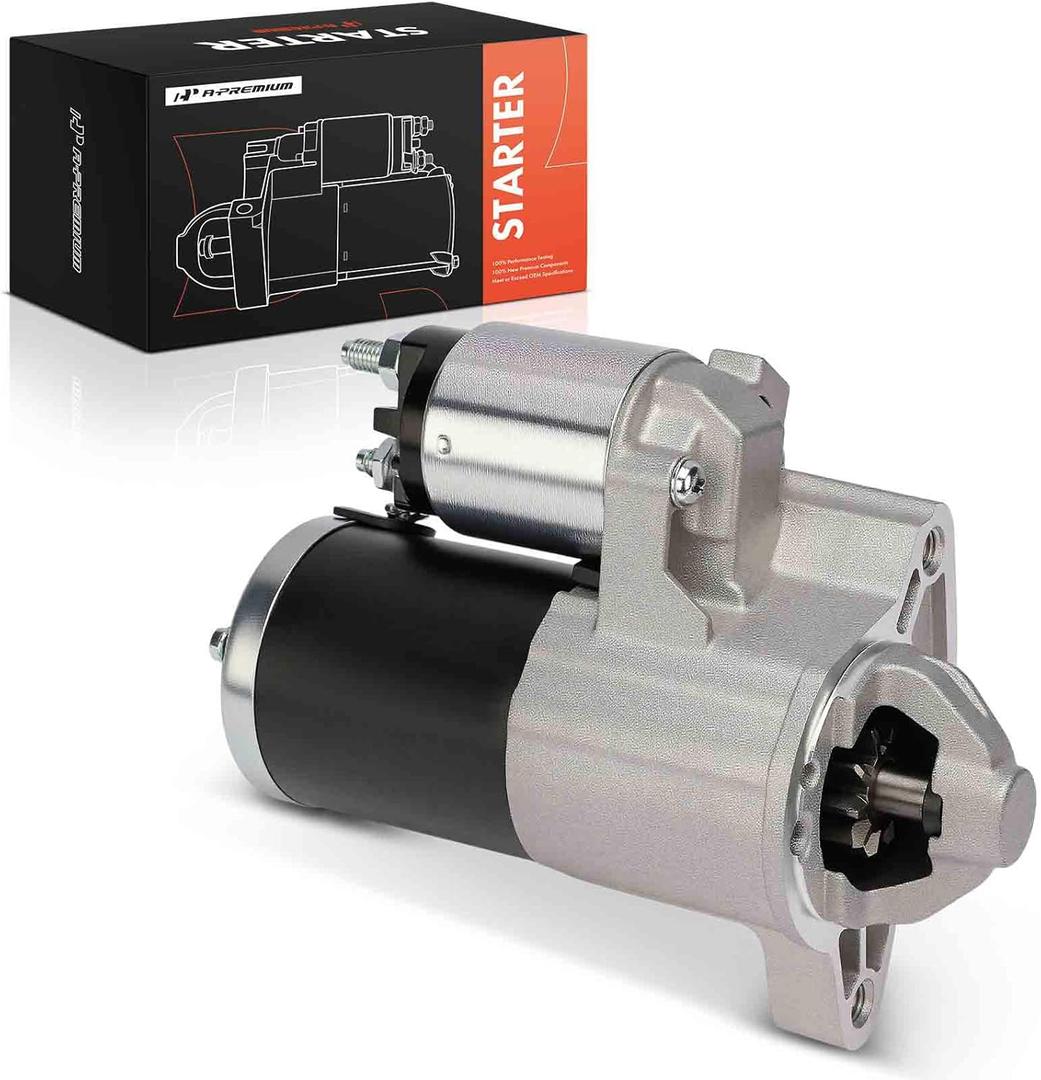 A-Premium Starter Motor Compatible with Dodge Durango 11-20 & Ram 1500 11-20, 2500 3500 11-18 & Jeep Grand Cherokee 05-20, Commander 06-10, 5.7L, 12V 1.4KW 10 Teeth CW, Replace# M000T20972, 56044736AB