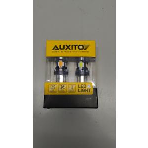 AUXITO CANBUS 1157 Switchback LED Bulbs 2357 2057 7528 BAY15D Dual Color Amber/White Anti Hyper Flash Built-in Resistor Error Free Turn Signal Lights and DRL/Parking Lights, Pack of 2