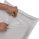 Crown Collection Silver Solid Free Size Pillow Shams Set of 2 - Hypoallergenic 500-TC 100% Egyptian Cotton Decorative Tailored Poplin Pillow Cover (Silver, Emperor/Oversize 20'' x 40'') (King / Cal-king 20x40")