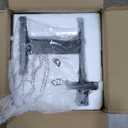 Hyunbae Outdoor Wall Sconce, 18.9" Large Size Wall Light, Exterior Light Fixtures Wall Mount for House, Globe Glass Front Porch Lights, Waterproof Outside Lighting Sconce Lamp with E26 Base (Black)