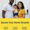 LOCKSTAR Smart Door Lock Keyless Entry Deadbolt Door Lock Multiple Entry Methods APP Fingerprint Touch ID Keypad Code Card FOB Traditional Key Smart Home Devices