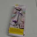 Wilton Dessert Decorator - The Kit Includes a Plunger-Style Tool, 2 Couplers, 1 Fill Tip, 4 Decorating Tips, Plastic, White & Purple