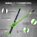 48" Farm Jack, 3 Ton (7,000 Lbs) Ratcheting Off-Road Utility Jack, Heavy-Duty High Lift f-Arm Jack for Truck Tractor SUV, Lifting Range 5.12-41.14 in, 34.65 in Handle Extended Leverage